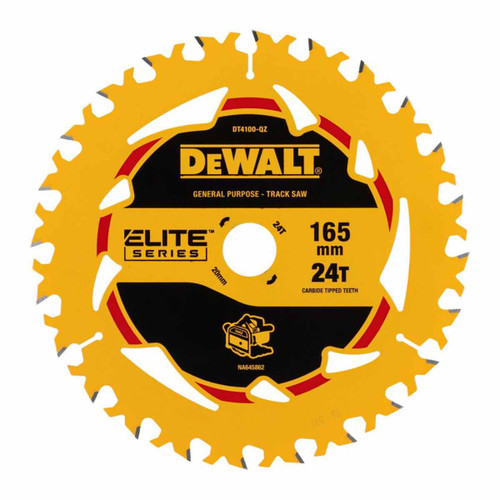 DeWalt DT4100 General Purpose Circular Saw Blade 165 x 20mm 24T