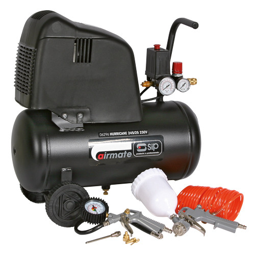 SIP Airmate Hurricane 245/25 with 7 Piece Air Kit from Toolden