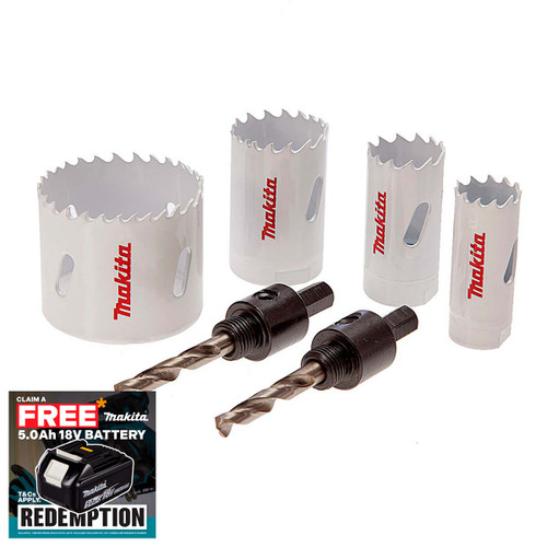 Makita D-34861 6pce Holesaw Kit | Toolden