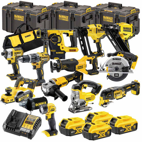 DeWalt XR 18V 12 Piece Power Tool Kit