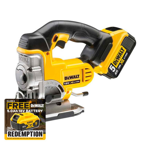 DeWalt DCS331P1 18V XR Jigsaw with 1x 5.0Ah Battery