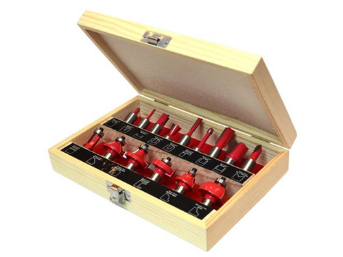 Faithfull 15 Piece 1/2" TCT Router Bit Set