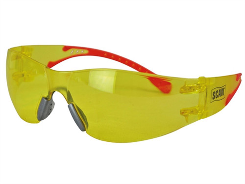 Scan Flexi Sports Safety Spectacles Amber | Toolden