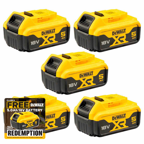 DeWalt DCB184 18v XR 5.0Ah Battery