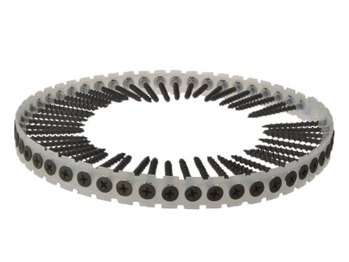 Forgefix 3.9 x 42mm Black Phosphate Collated Drywall Screws 1000 Pack  | Toolden
