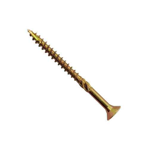 Spectre Advanced 5.0 x 30mm Pozi Countersunk Wood Screw Yellow Zinc