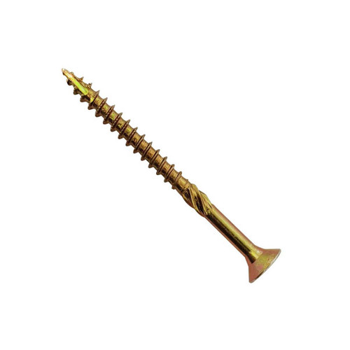 Spectre Advanced 5.0 x 40mm Pozi Countersunk Wood Screw Yellow Zinc