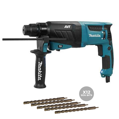 Makita SDS+ Rotary Hammer Drill & Bit Bundle