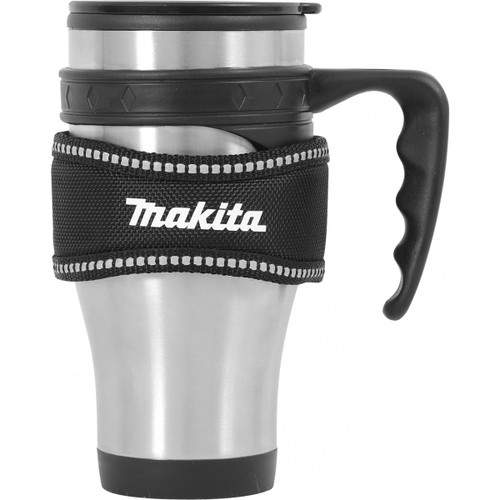 Makita P-72198 Stainless Steel Insulated Mug with Belt Holder | Toolden