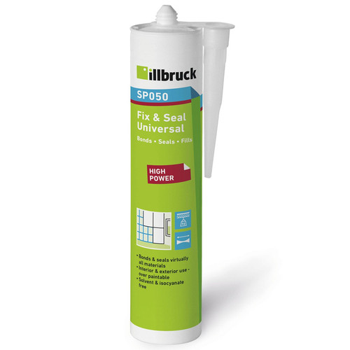 Illbruck SP050 Fix & Seal Universal Adhesive 310ml Black