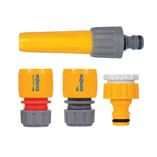 HozeLock Hose Nozzle & Threaded Tap Starter Set (HOZ2352)| Toolden