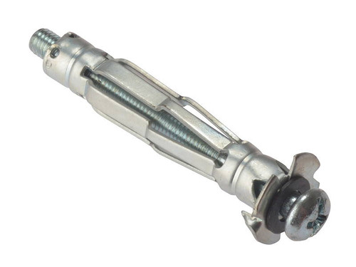 Forgefix Cavity Wall Anchor Zinc Plated M4 x 45mm Pack of 100 (MCA445) |Toolden