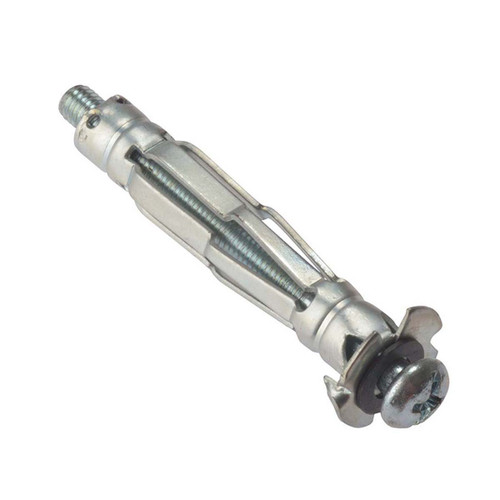 Forgefix Cavity Wall Anchor Zinc Plated M4 x 45mm Pack of 100 (MCA445) |Toolden