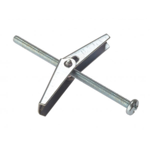 Forgefix Plasterboard Spring Toggles. Zinc Plated. M3 x 50mm. 10 Per Pack (10TOG350) | Toolden