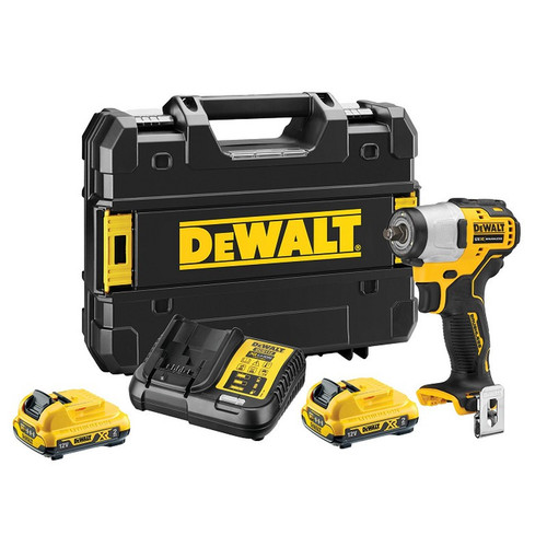 Dewalt DCF902D2 12V XR Sub-Compact Impact Wrench 3/8" 2 x 2.0Ah Batteries