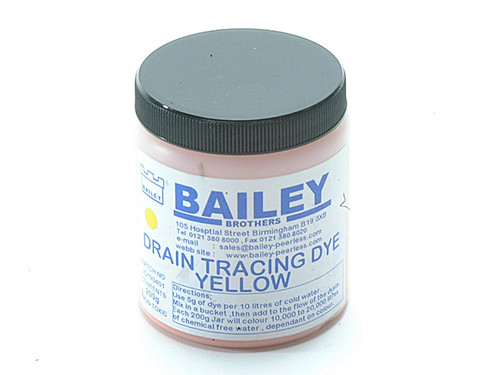 Bailey BAI3591 3591 Drain Tracing Dye - Yellow | Toolden