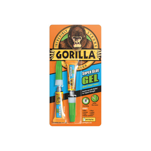 Gorilla Glue GRGSGG23 Gorilla Super Glue Gel 3g (2) | Toolden