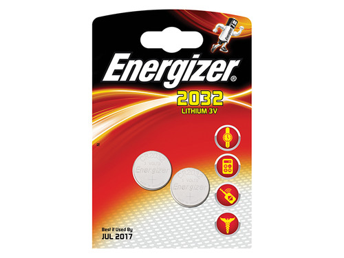 Energizer® ENG2032B2 CR2032 Coin Lithium Battery Pack of 2 | Toolden