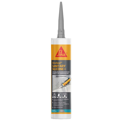 SikaSeal® Sanitary Silicone+ 295ml (Manhattan Grey)
