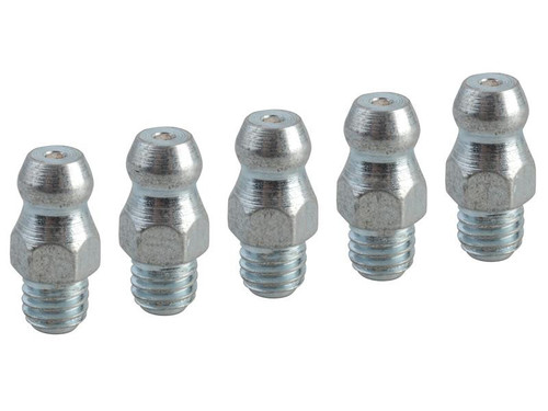 Faithfull FAIGGN6100M Grease Nipple Straight M6 x 1.0 (Pack 5) | Toolden