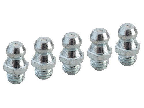 Faithfull FAIGGN14UNF Grease Nipple Straight 1/4in UNF (Pack 5) | Toolden