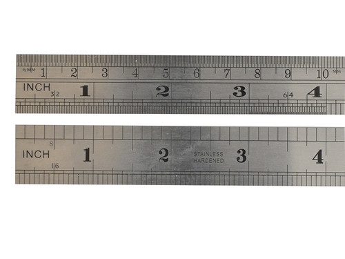 Fisher FIS12424 F124MEe Steel Rule 600mm / 24in | Toolden