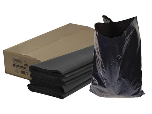 Faithfull FAIBAGREF100 Heavy-Duty Black Refuse Sacks (Pack 100) | Toolden
