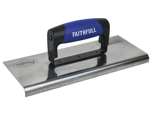 Faithfull FAIPTEDG10SS Prestige Edging Trowel 250 x 100mm (10 x 4in) | Toolden