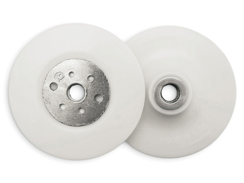 Flexipads World Class FLE20115 Angle Grinder Pad White 115mm (4.5in) M14 | Toolden
