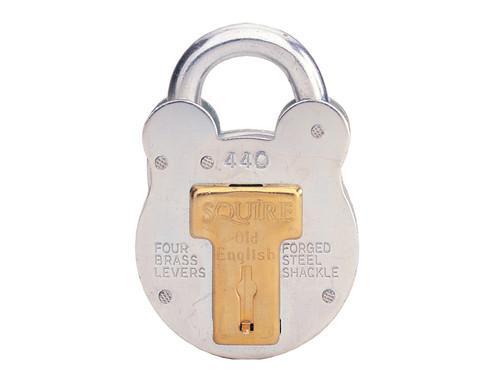 Henry Squire HSQ440 440 Old English Padlock with Steel Case 51mm | Toolden