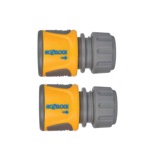 Hozelock HOZ20706025 2070 Soft Touch Hose End Connector Pack of 2 | Toolden