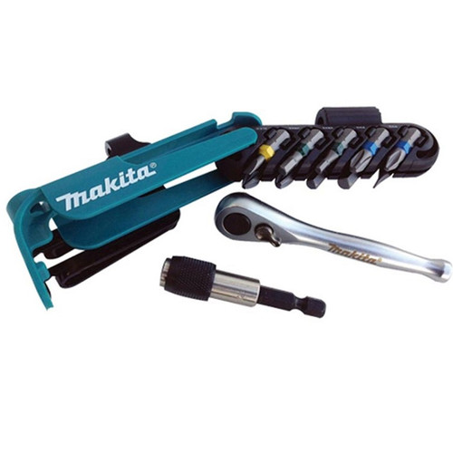 Makita P-79142 12 Piece 1/4 inch Ratchet and Screwdriver Bit Set