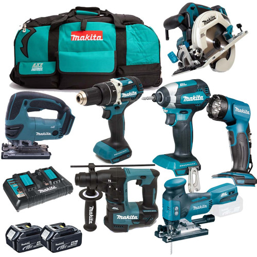 Makita MAK6KIT4X4 18V LXT Cordless 6pc Kit with 4x 4.0Ah Batteries