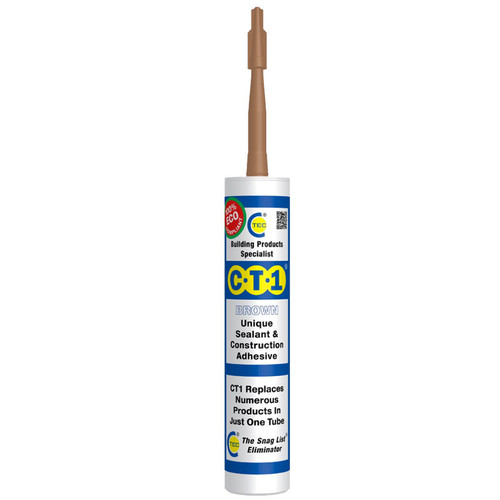 CT1 Sealant & Construction Adhesive Brown 290ml 