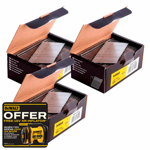 DeWalt DNBA1638GZ 16G 38mm Angled Galvanised 2nd Fix Nails