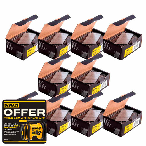 DeWalt DNBA1650GZ 16G 50mm Angled Galvanised 2nd Fix Nails