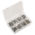 Sealey AB010DS Bonded Seal (Dowty Seal) Assortment 88pc - Metric