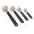 Sealey AK9935 Adjustable Wrench Set 4pc Ni-Fe Finish
