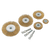 Sealey BWBS08 Wire Brush Set 8pc Brassed