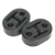Sealey EX02 Exhaust Mounting Rubbers L60 x D41 x H20 (Pack of 2)