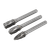 Sealey SDBCK3 Tungsten Carbide Rotary Burr Set 3pc Ripper/Coarse
