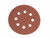 Faithfull FAIAD125240H Hook & Loop Sanding Disc DID3 Holed 125mm x 240G (25 Pack)