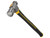 Faithfull FAIBPH32FG Ball Pein Hammer Fibreglass Shaft 908g (2lb)