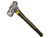 Faithfull FAIBPH32FG Ball Pein Hammer Fibreglass Shaft 908g (2lb)