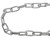 Faithfull FAICHGL615 Galvanised Chain Link 6 x 15m Reel - Max Load 250kg