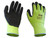 Scan SCAGLOLATYL Hi-Vis Yellow Foam Latex Coated Gloves - L (Size 9)