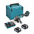Makita GA005GD201 40V Max XGT Brushless 125mm Angle Grinder with 2x 2.5Ah Batteries