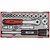 Teng Tools TT3819 3/8" Drive Socket Set (19 Pieces)