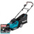 Makita DLM432Z Twin 18v LXT Cordless 36v Lawn Mower 430mm | Toolden