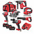 Milwaukee M18KIT2 18V Cordless 6 Piece Kit with 3x 5.0Ah Batteries